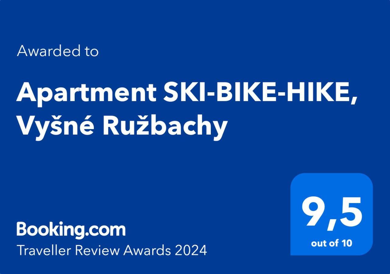 Apartment Ski-Bike-Hike, Vyšné Ružbachy Eksteriør bilde